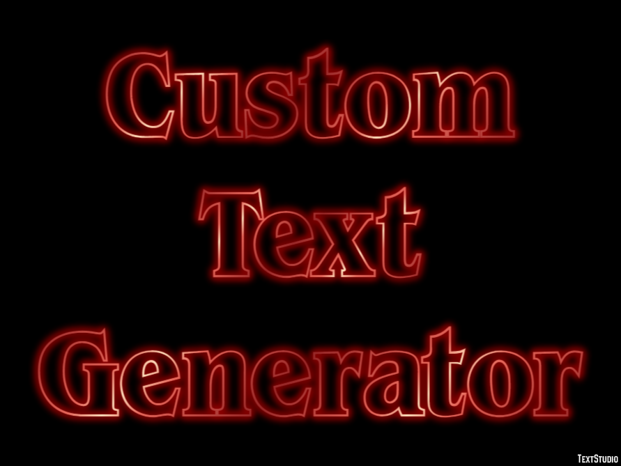 Custom Text Generator Эффект текста