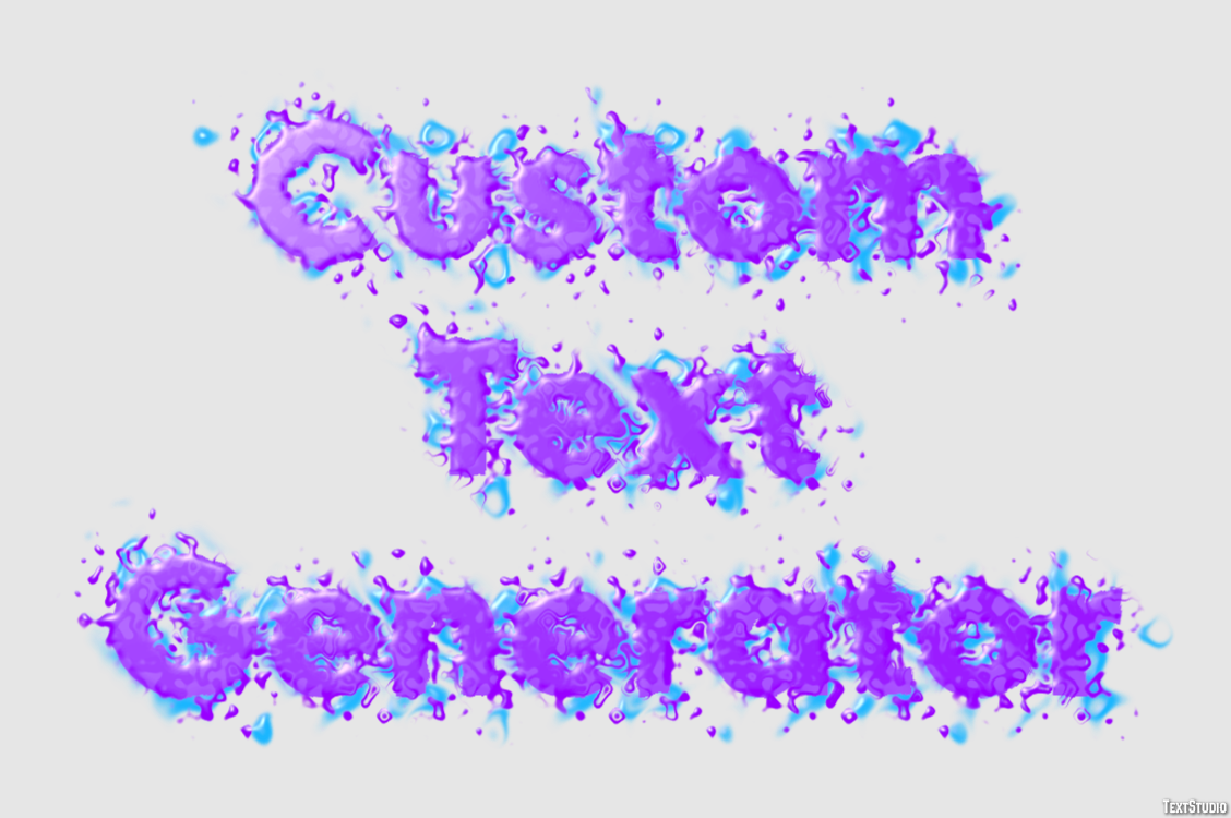 Custom Text Generator Effetto testo
