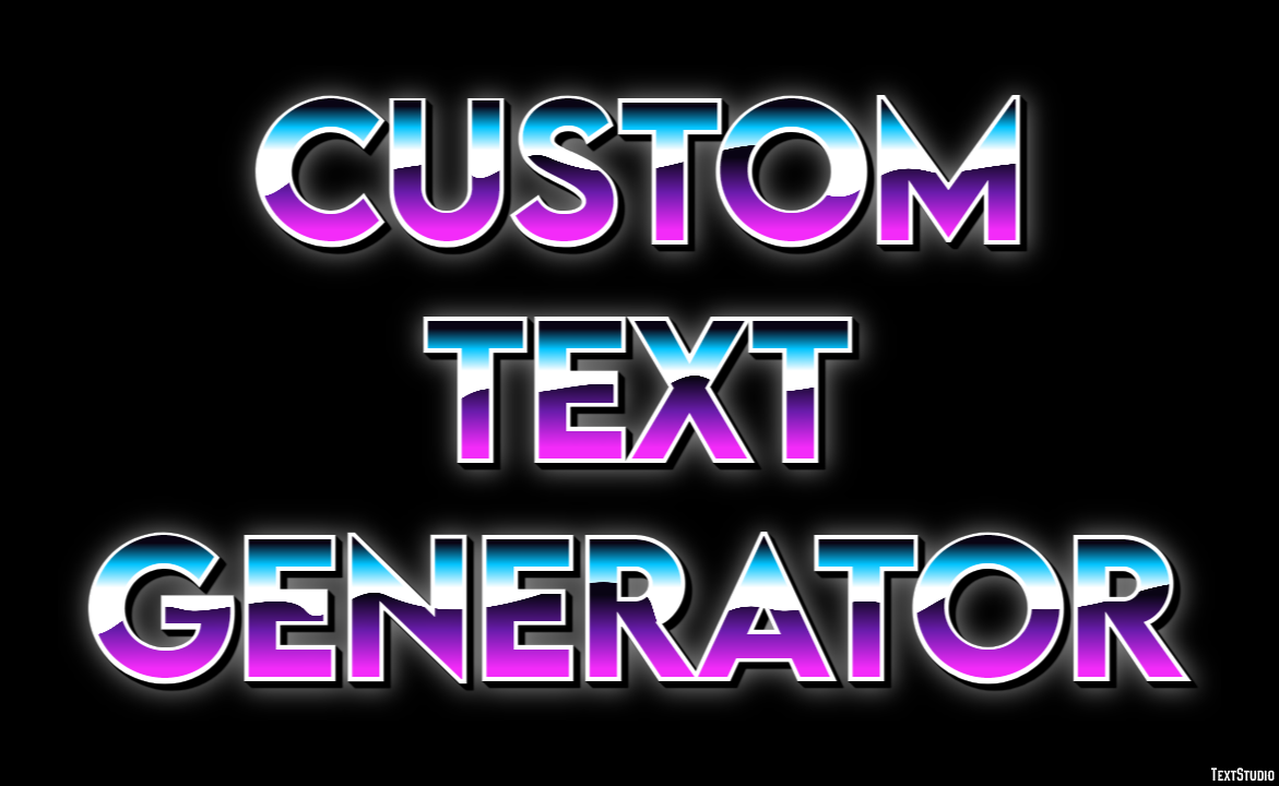 Custom Text Generator Эффект текста