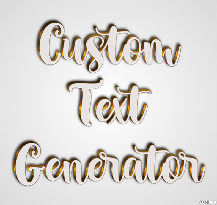 Custom Text Generator Эффект текста
