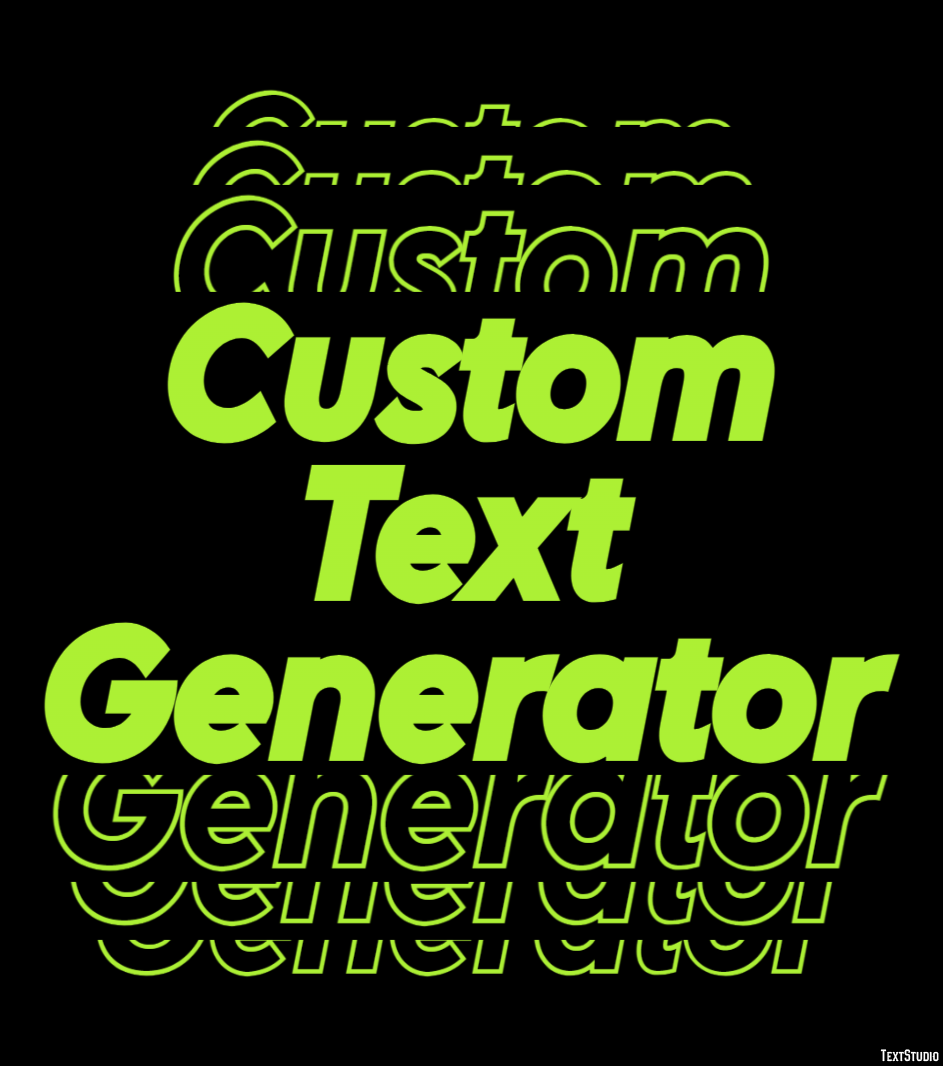 Custom Text Generator Эффект текста