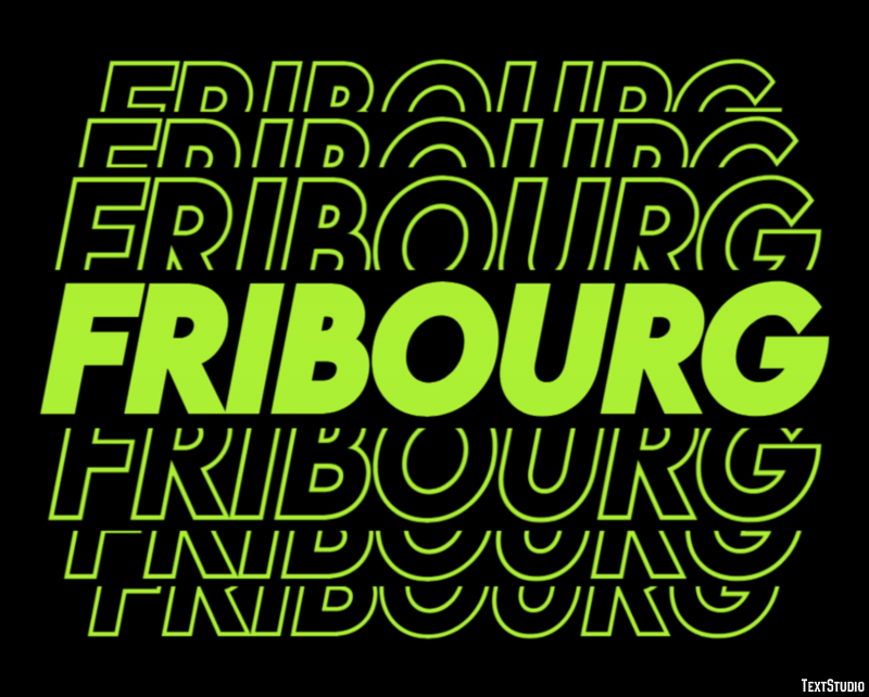 Fribourg Efekt tekstowy