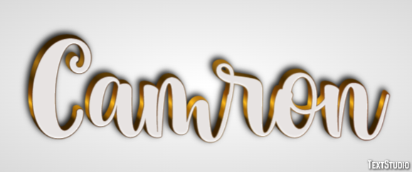 Camron Text Effect