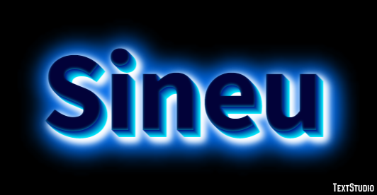 Sineu Efecto de Texto