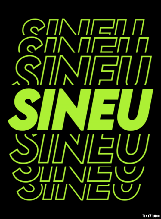 Sineu Efekt tekstowy