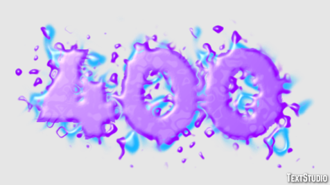 400 Text Effect