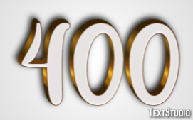 400 Text Effect