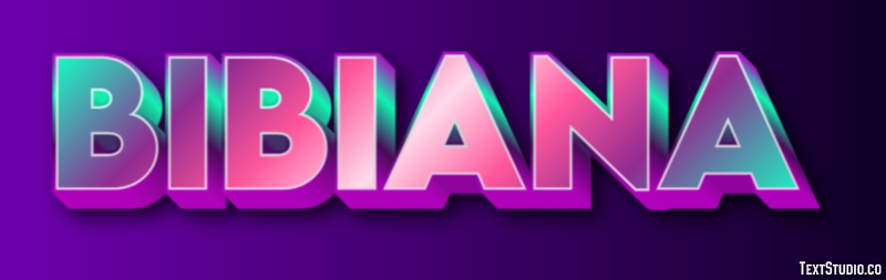 Bibiana Effetto testo
