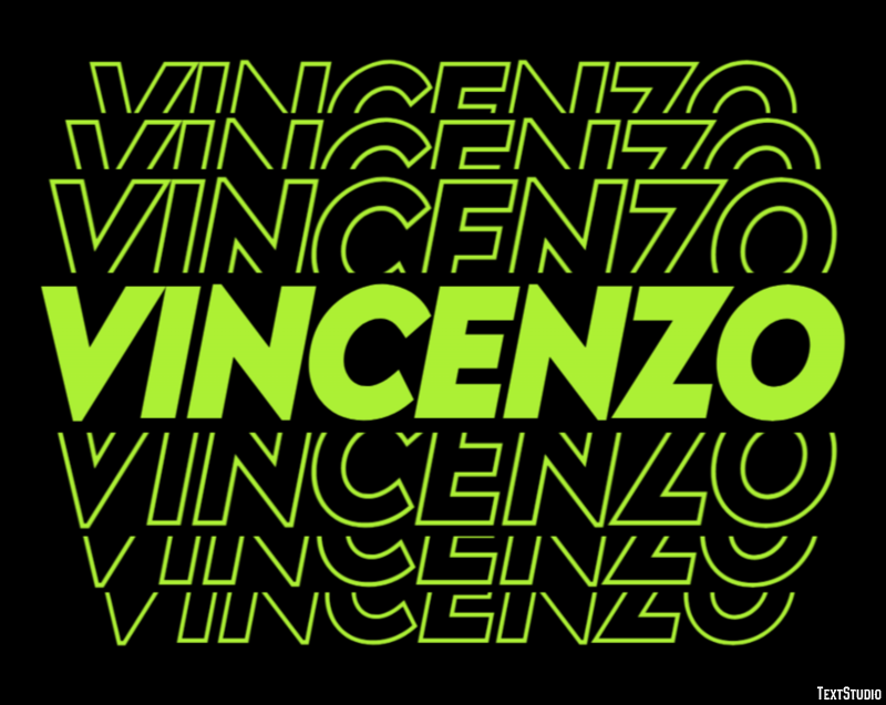 Vincenzo Effetto testo