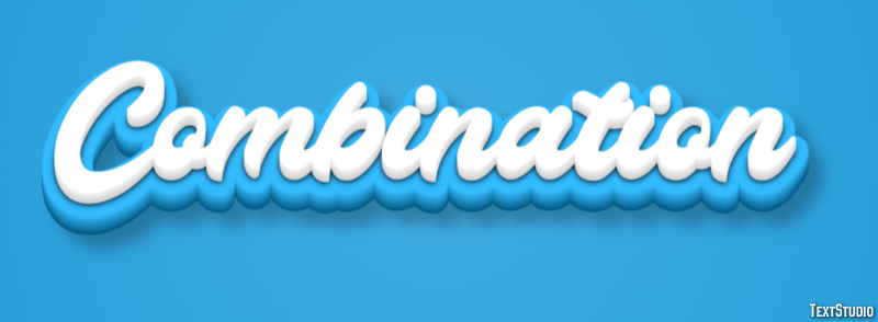 Combination Text Effect