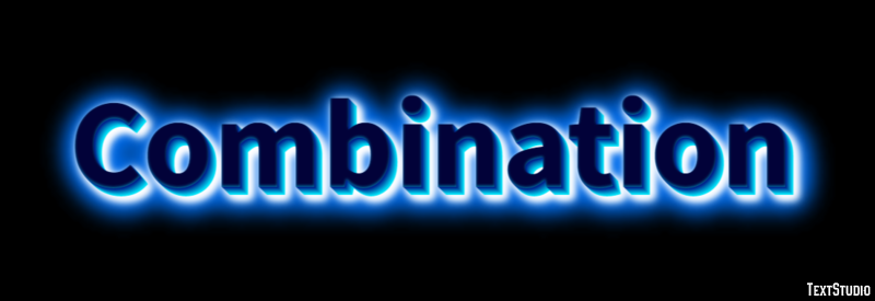 Combination Text Effect