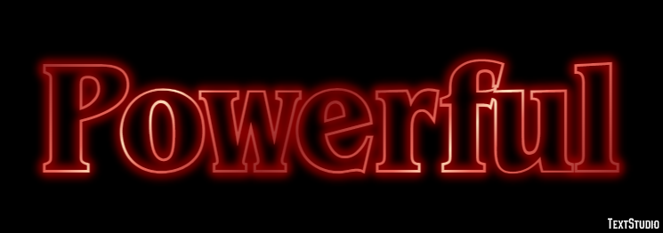 Powerful Texteffekt