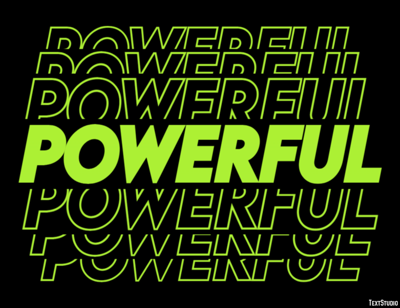 Powerful Text Effect