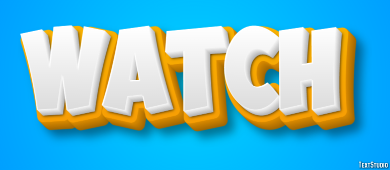 Watch Text Effect