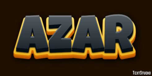 Azar Text Effect