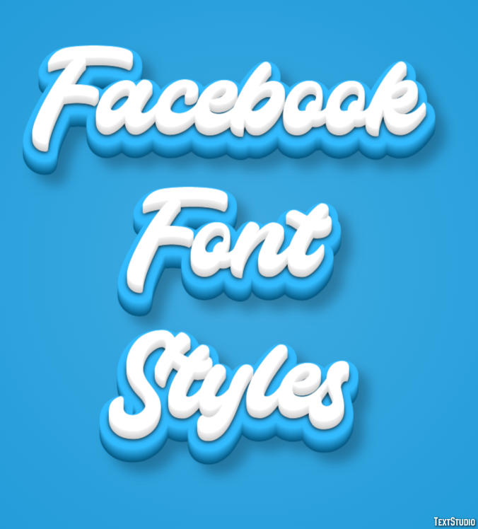 Facebook Font Styles Text Effect