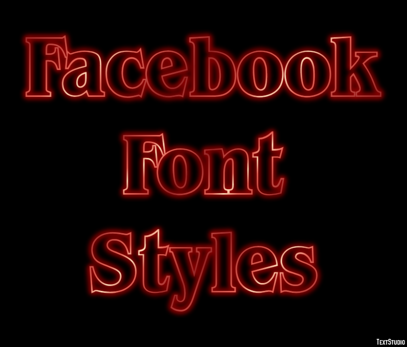 Facebook Font Styles Text Effect