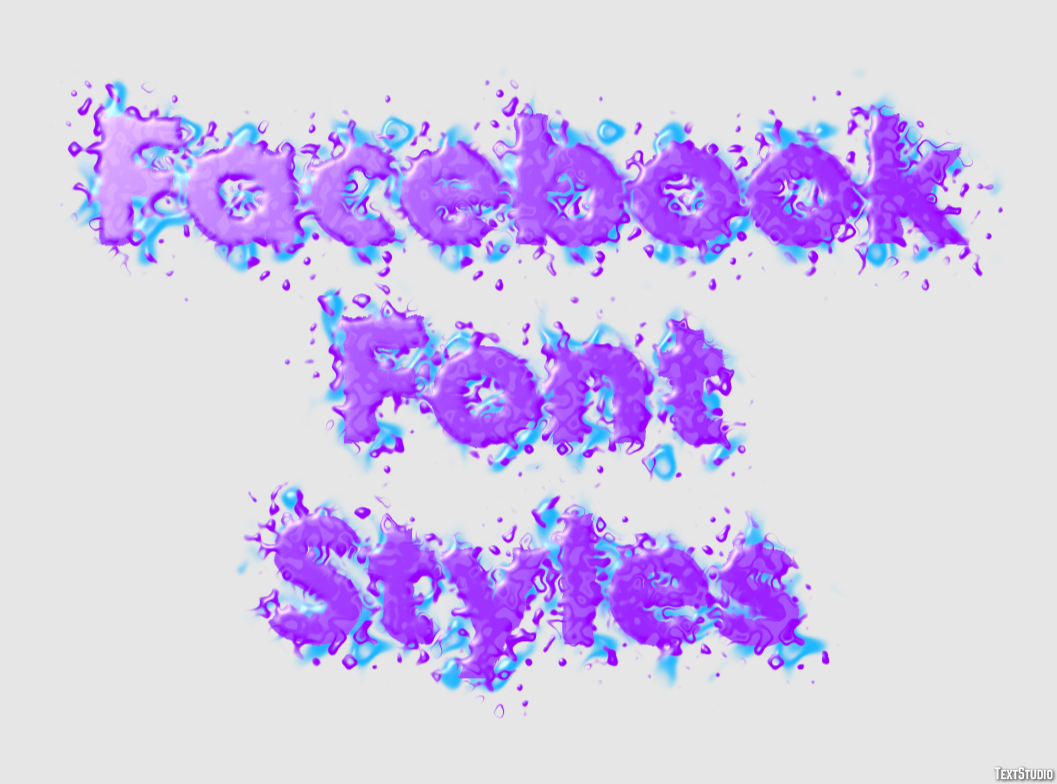 Facebook Font Styles Text Effect