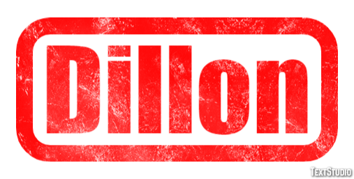 Dillon Efeito de texto