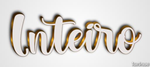 Inteiro Efeito de texto