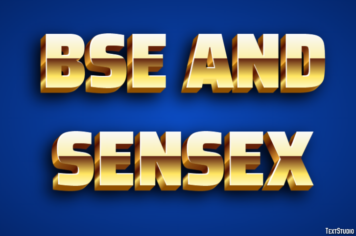 Bse And Sensex Effetto testo