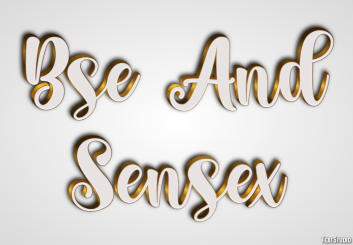 Bse And Sensex Effetto testo