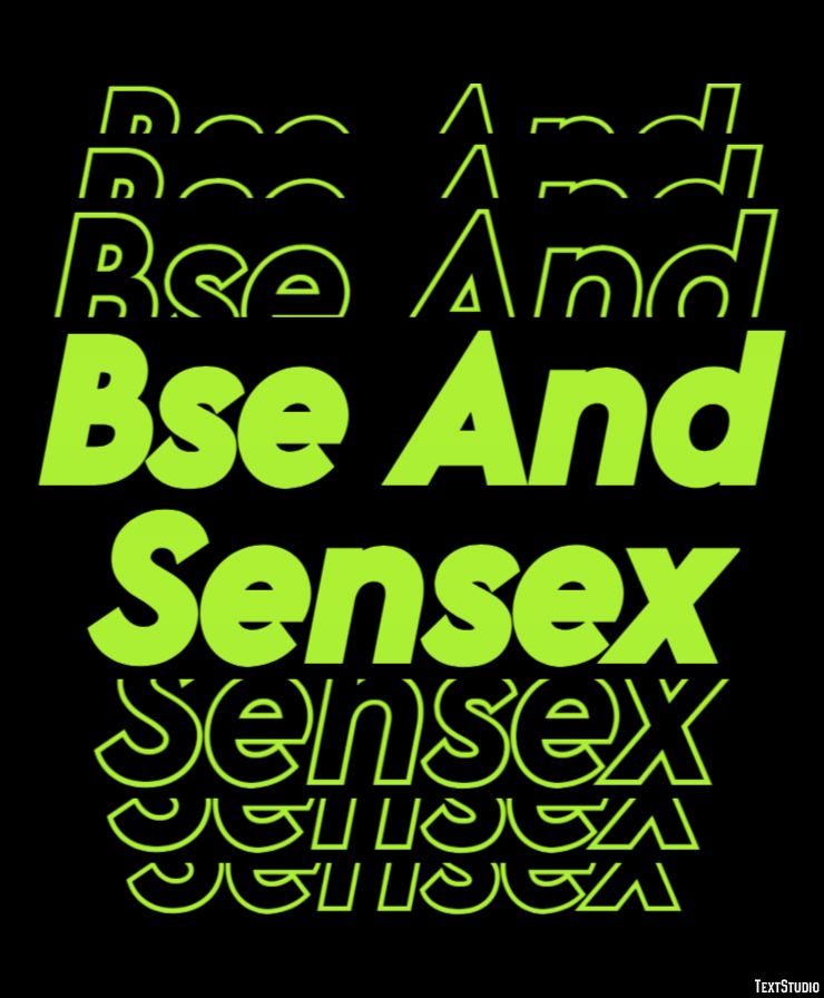 Bse And Sensex Effetto testo