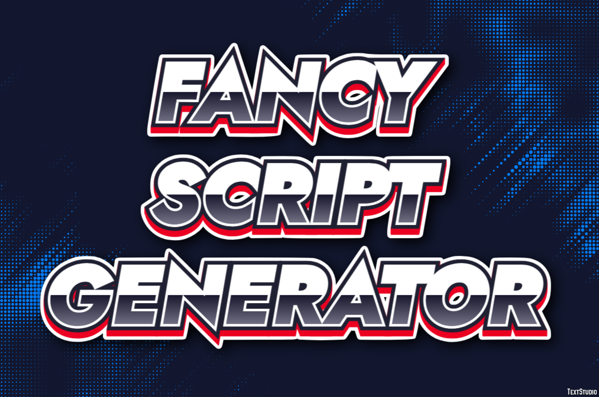 Fancy Script Generator Texteffekt