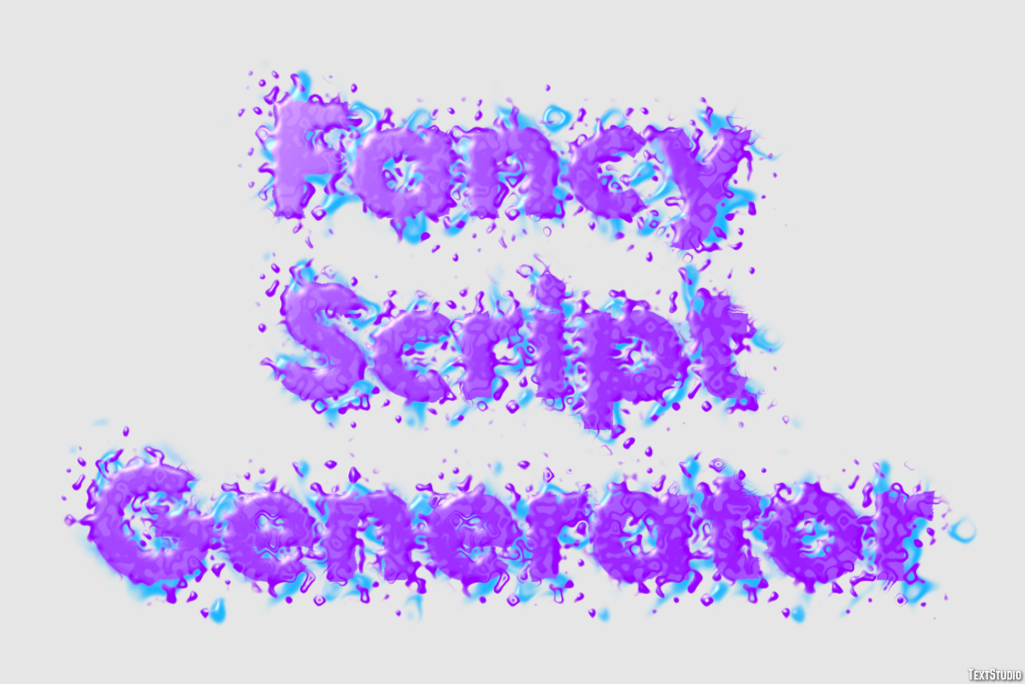 Fancy Script Generator Texteffekt