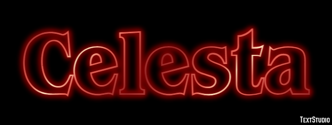 Celesta Text effect