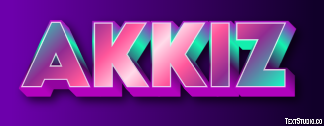 Akkiz Effetto testo
