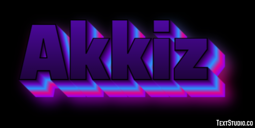 Akkiz Effetto testo