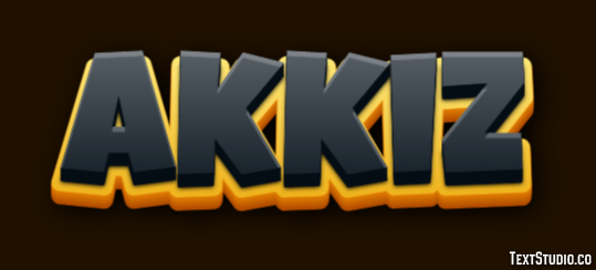Akkiz Effetto testo