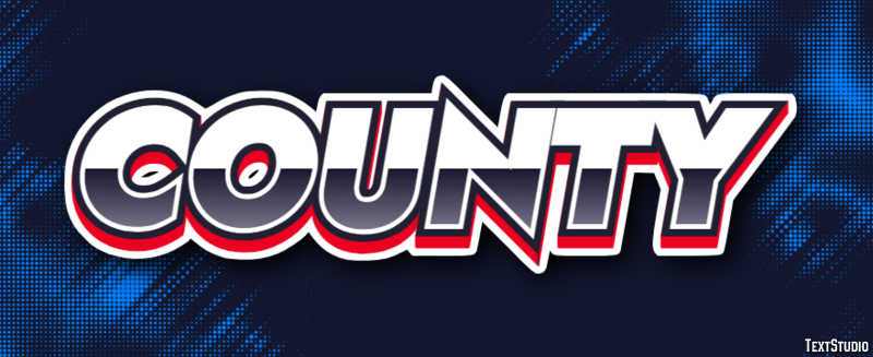 County Text Effect