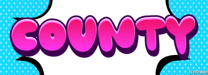 County Text Effect