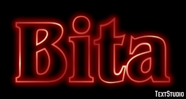 Bita Text effect