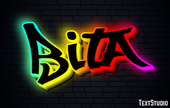 Bita Text effect