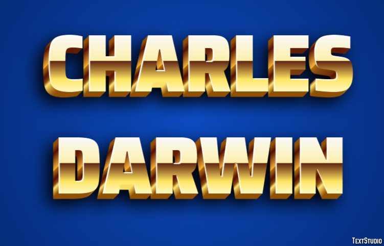 Charles Darwin Effetto testo