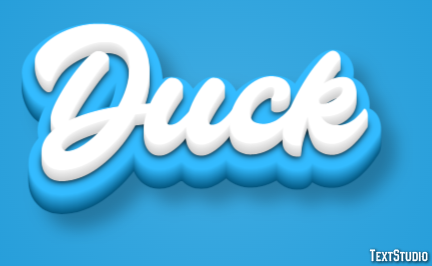 Duck Text Effect