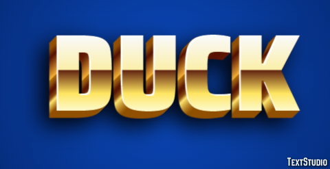 Duck Texteffekt