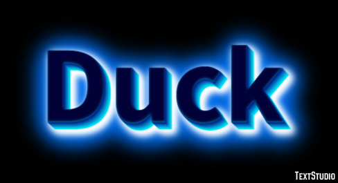 Duck Text Effect