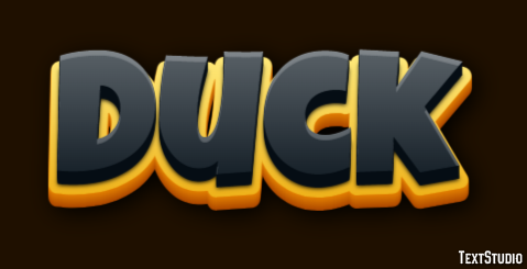 Duck Texteffekt