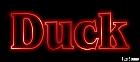 Duck Texteffekt