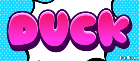 Duck Text Effect
