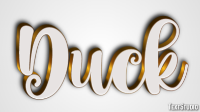 Duck Texteffekt
