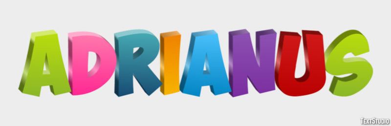 Adrianus Texteffekt