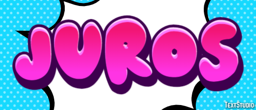 Juros Efeito de texto