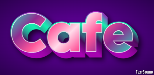 Cafe Effet de texte