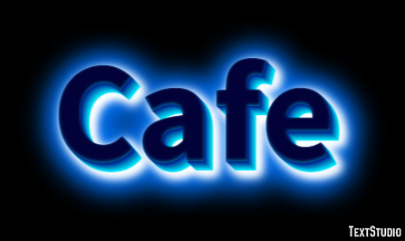 Cafe Effet de texte