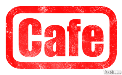 Cafe Effet de texte